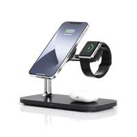 RealPower ChargeAIR Mag, Indoor, USB, Kabelloses Aufladen, Schwarz