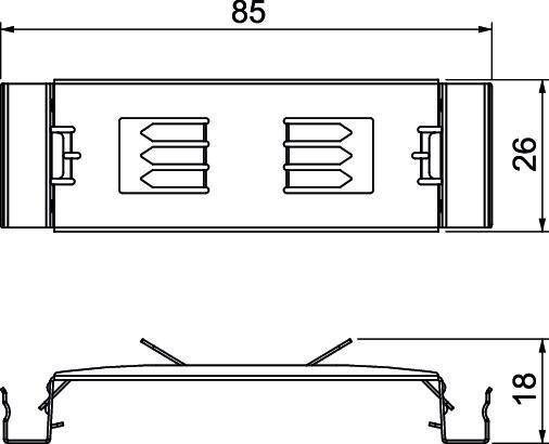 Rehau SIGNA STYLE Erdungsklammer KL ERD BA