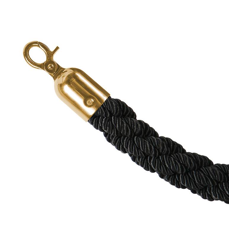 Showdown Kordel 1.5m - Schwarz mit Gold umfasst