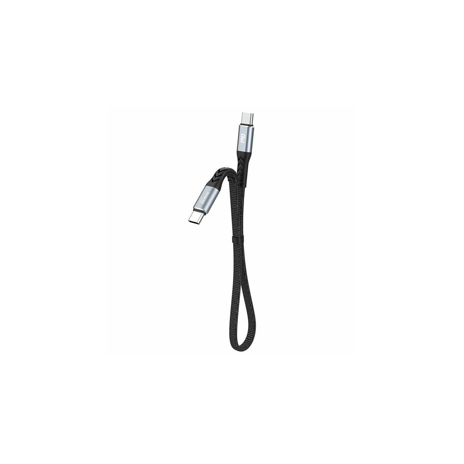 Dudao L10C Kabel USB Typ C - USB Typ C PD100W 0,23 m schwarz (L10C)