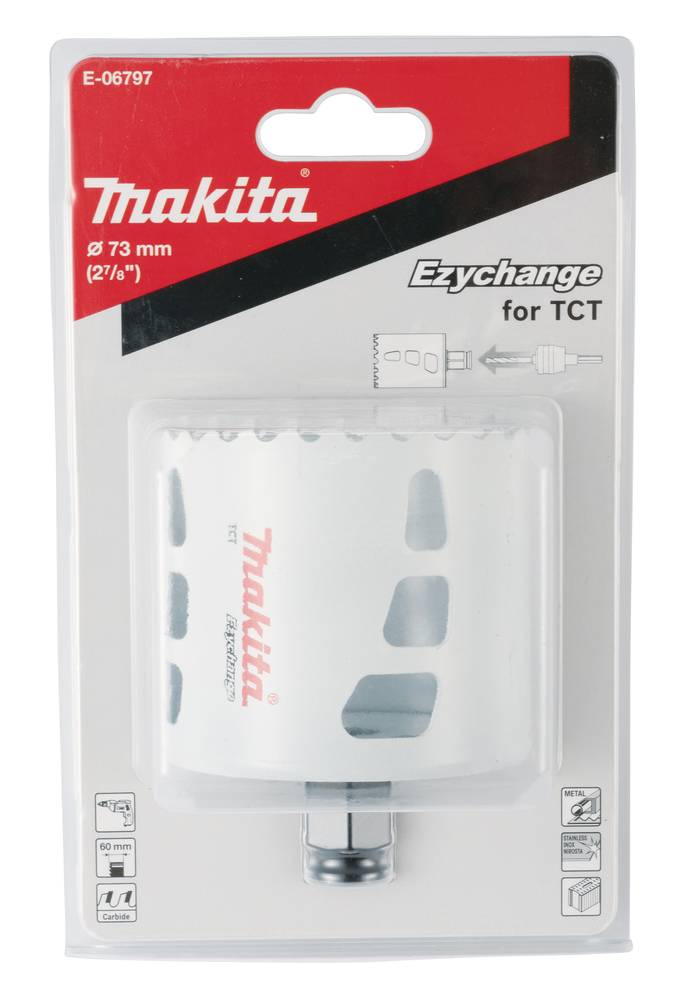 Makita Ezychange Lochsäge TCT Ezychange • 73 mm ø • 60 mm lang