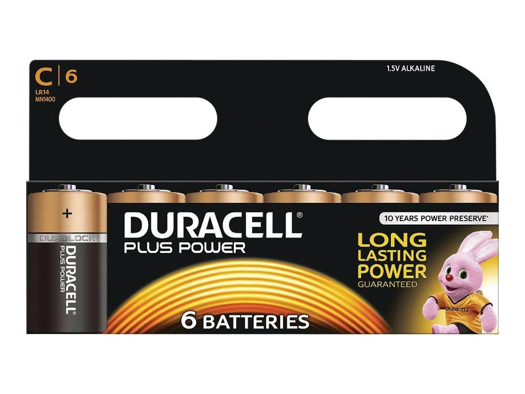 Duracell Plus Power MN1400 - Batterie 6 x C