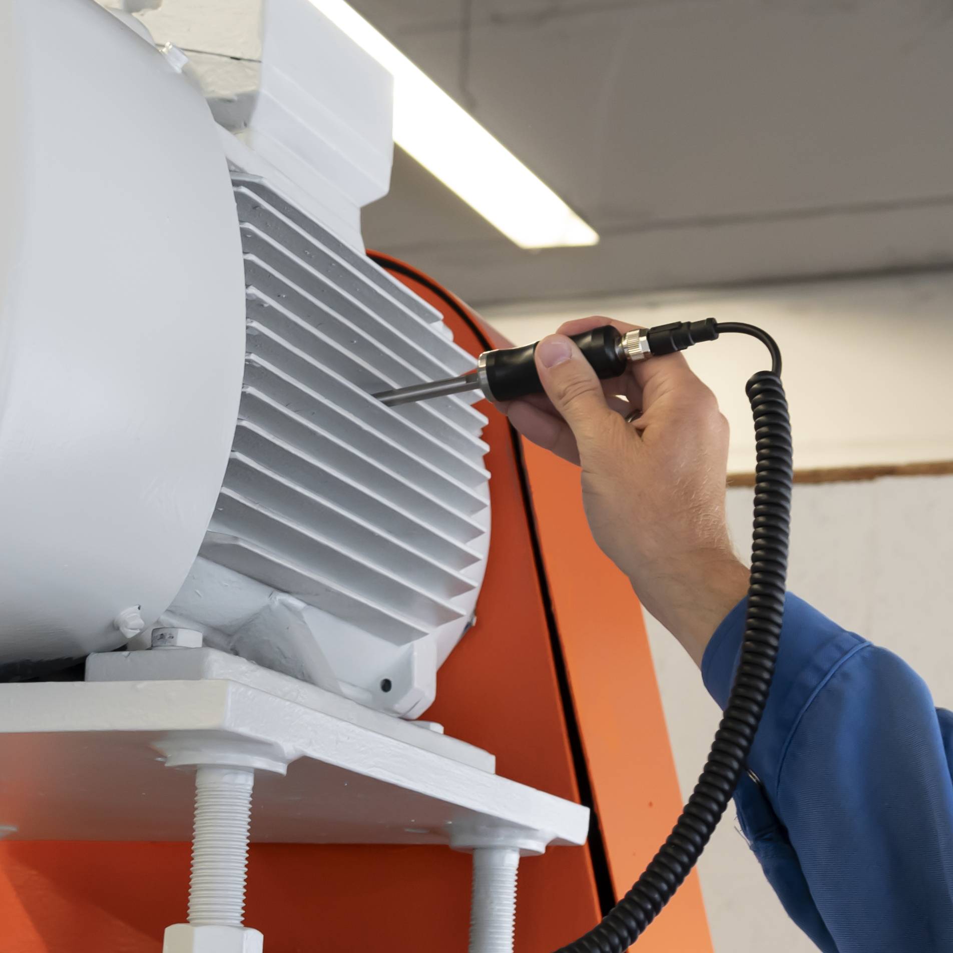 PCE Instruments Vibrationsmessgerät PCE-VT 3750S inkl. Nadelfühler |Kopfhörer |Beschleunigung |Geschwindigkeit |Weg