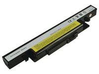 Schwarze Laptop-Batteriebox in schräger Ansicht auf weißem Hintergrund.