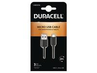 Duracell USB5023A - 2 m - USB A - Micro-USB A - 2.0 - Schwarz