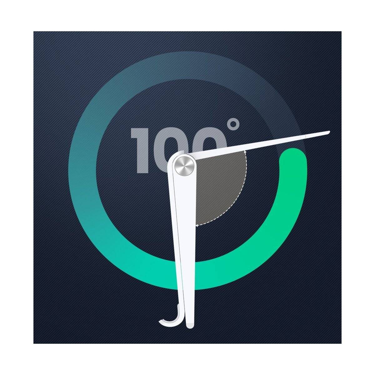 Ugreen Schreibtischständer Höhe verstellbar Handy-Halterung Tisch Halter 4,7 bis 7,9 Zoll weiß