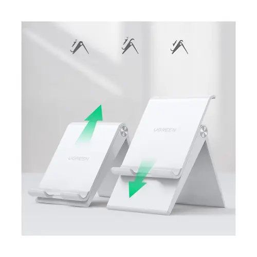 Ugreen Schreibtischständer Höhe verstellbar Handy-Halterung Tisch Halter 4,7 bis 7,9 Zoll weiß Ugreen Schreibtischständer Höhe verstellbar Handy-Halterung Tisch Halter 4,7 bis 7,9 Zoll weiß