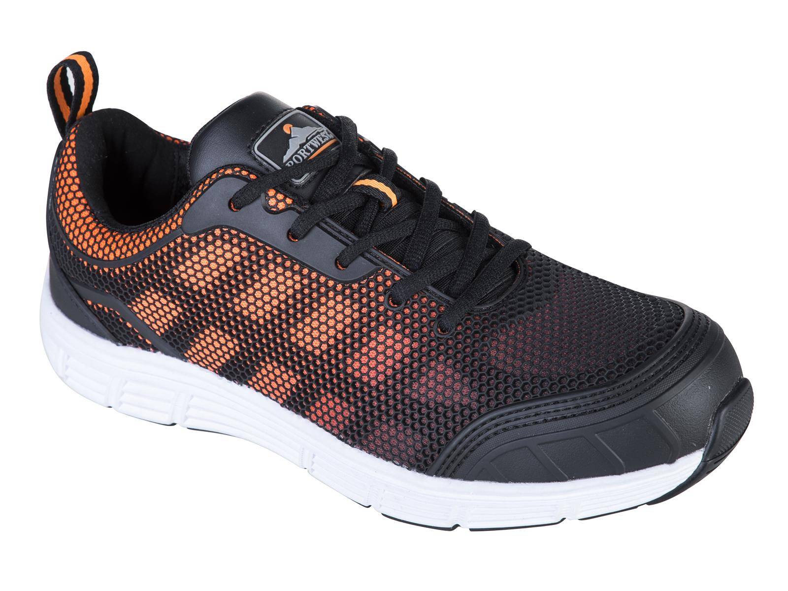 Portwest® FT15 Steelite Tove Trainer S1P Schwarz/Orange_36