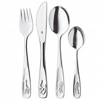 WMF 12.8005.6040, Messer-Block/Besteck-Set, Edelstahl, 4 Stück(e)