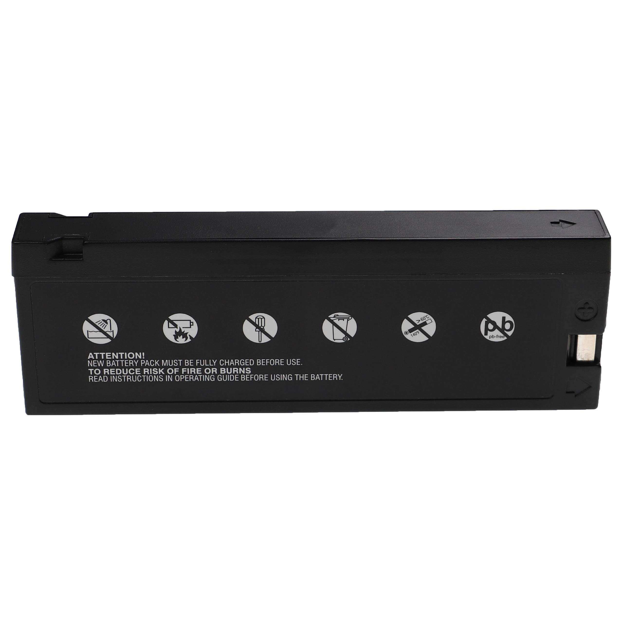 Medizintechnik-Akku als Ersatz für Blaupunkt CR-2000S - 2300mAh, 12V, Sealed Lead Acid
