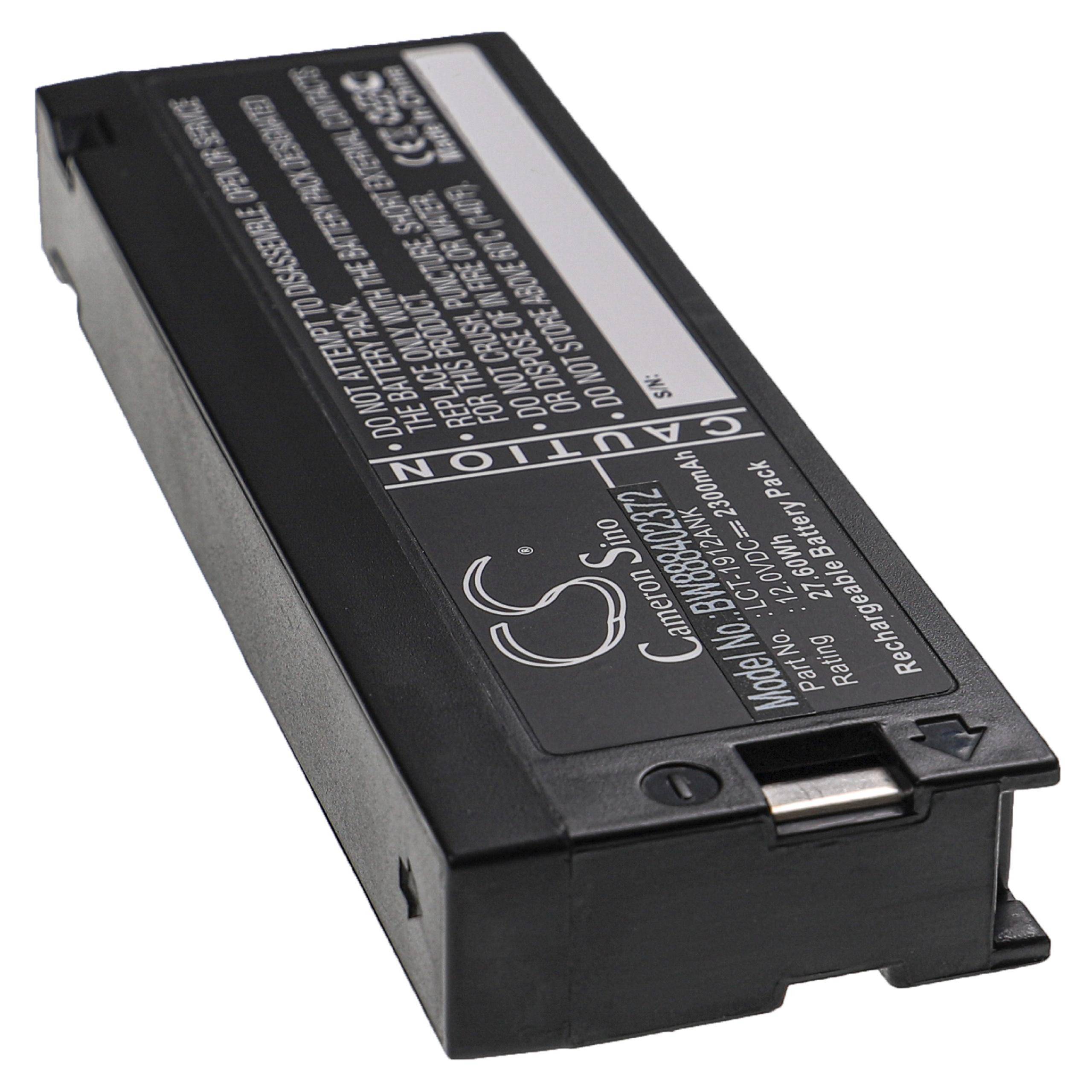 Medizintechnik-Akku als Ersatz für Blaupunkt CR-2000S - 2300mAh, 12V, Sealed Lead Acid