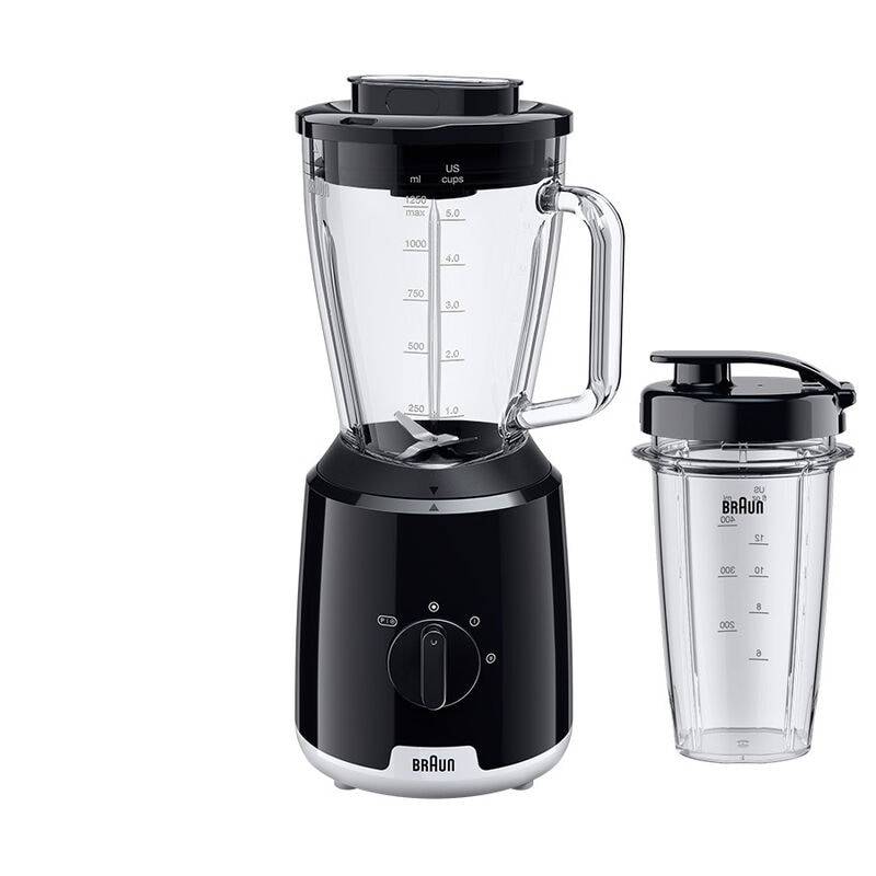 Braun JB1051 - Tischplatten-Mixer - 1,25 l - Pulsfunktion - Eis-Crusher - 0,9 m - 600 W
