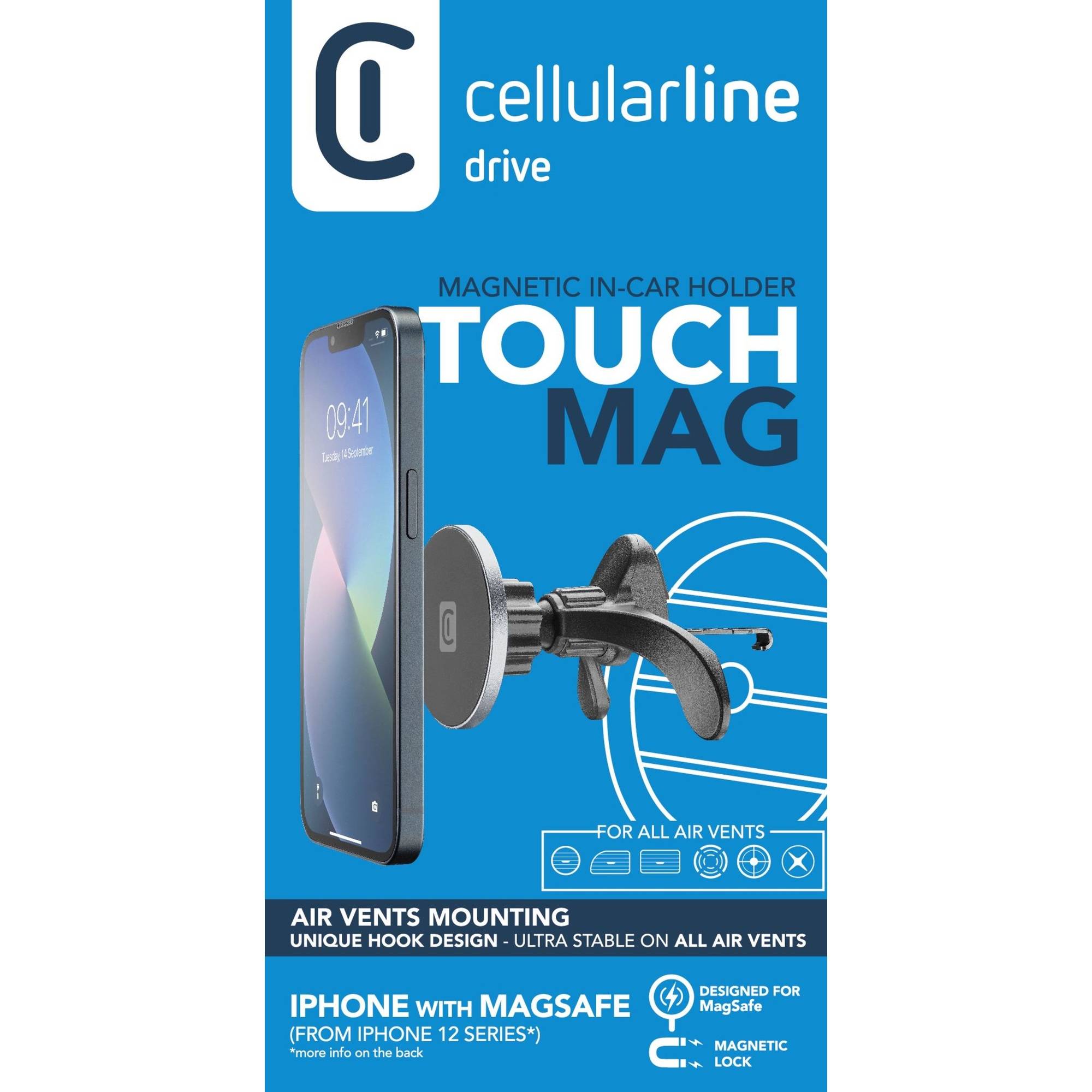 Cellularline Handyhalter KFZ Touch Mag Air Vent MAGSFHOLDER2K