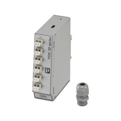 Ein graues Industriegerät mit der Bezeichnung „FDX 20 series