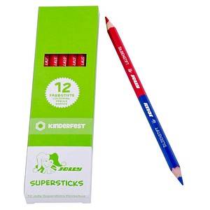 Sax 12 JOLLY SUPERSTICKS Silbenstifte mehrfarbig