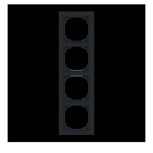 Busch-Jaeger Abdeckrahmen 4-fach 1724-45M