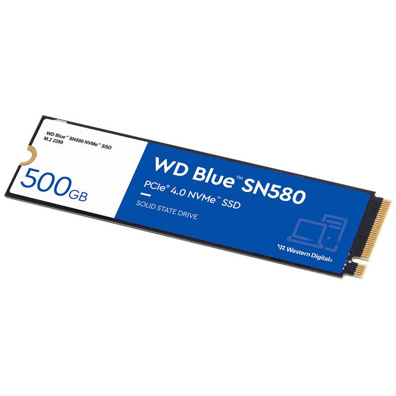 Blau - SSD - 500 GB - intern - M.2 2280 - PCIe 4.0 x4 - NVMe