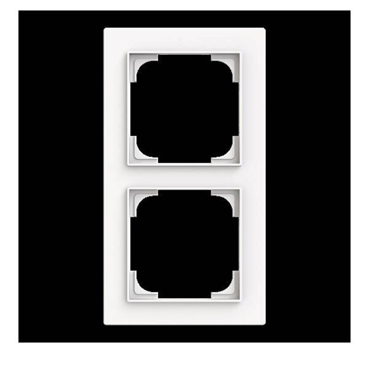 Busch-Jaeger Abdeckrahmen 2-fach 1722-44M