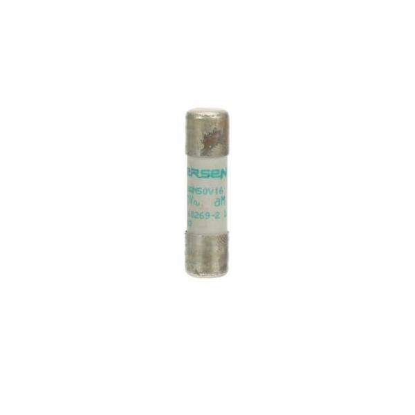 5x20mm Sicherung mit Spezifikationen: 250V, 16A, Schaltvermögen 1500A.