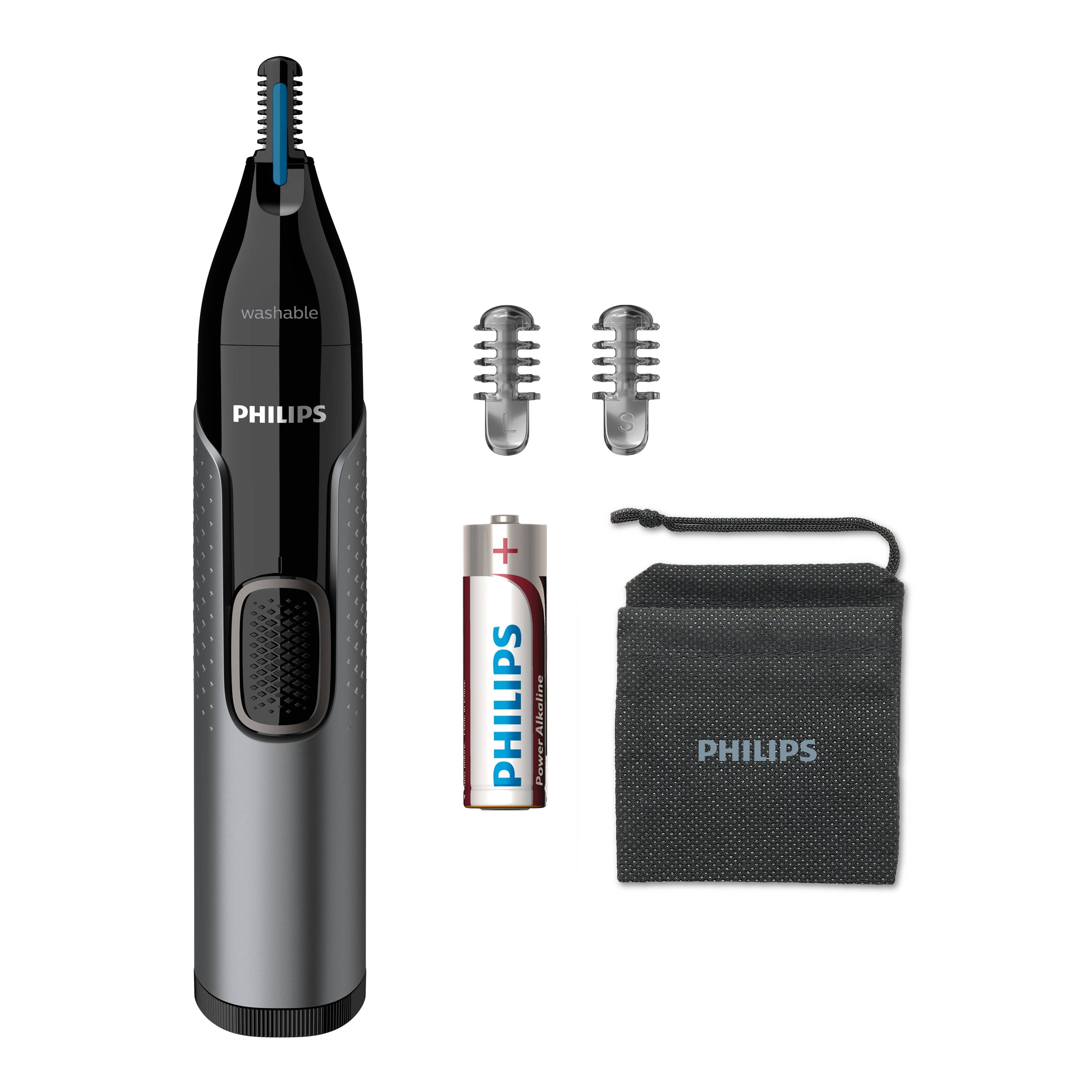 Philips Series 3000 NT3650/16, Nasen-/Ohrenhaartrimmer (grau/schwarz) Home & Living Körperpflege