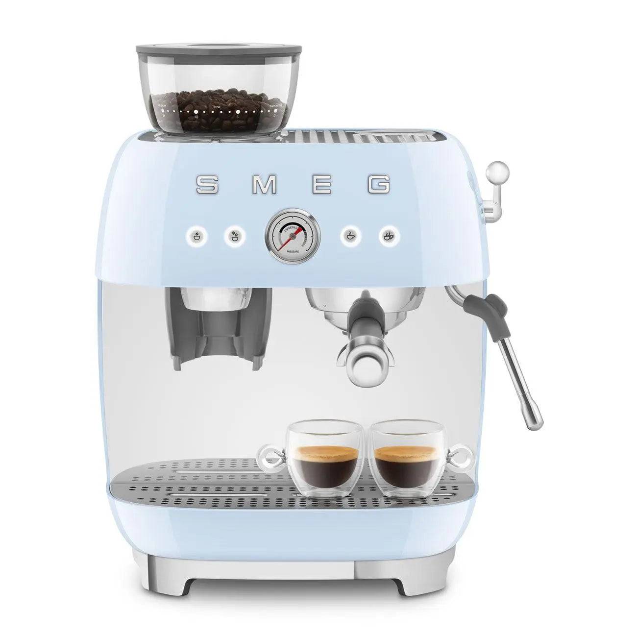 Smeg Espressomaschine EGF03PBEU Pastellblau