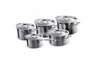 Le Creuset 96209400001000, Edelstahl, Edelstahl, Edelstahl, Keramik, Gas, Induktion, Versiegelte Platte, 1,9 l, 16 cm