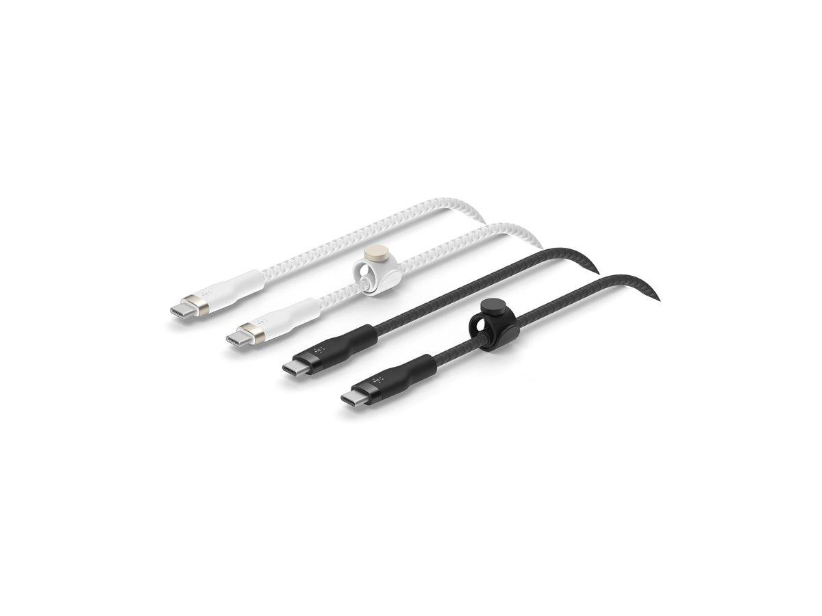 Belkin BoostCharge PRO Flex - USB-Kabel - 24 pin USB-C (M)