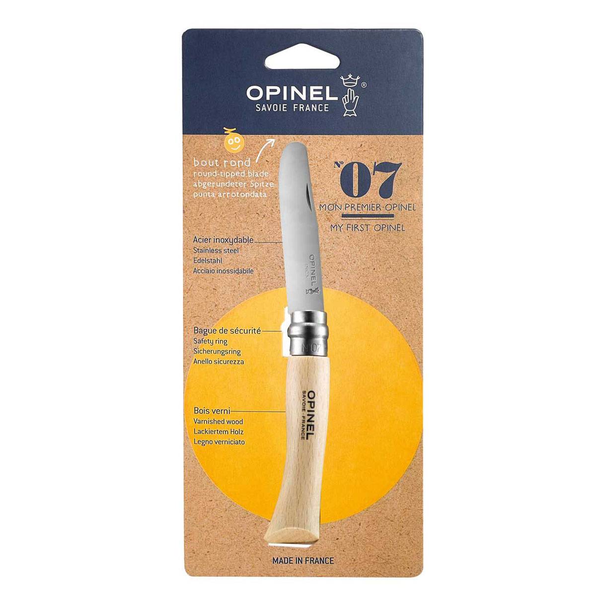 Opinel No 07 Kindermesser - Buche