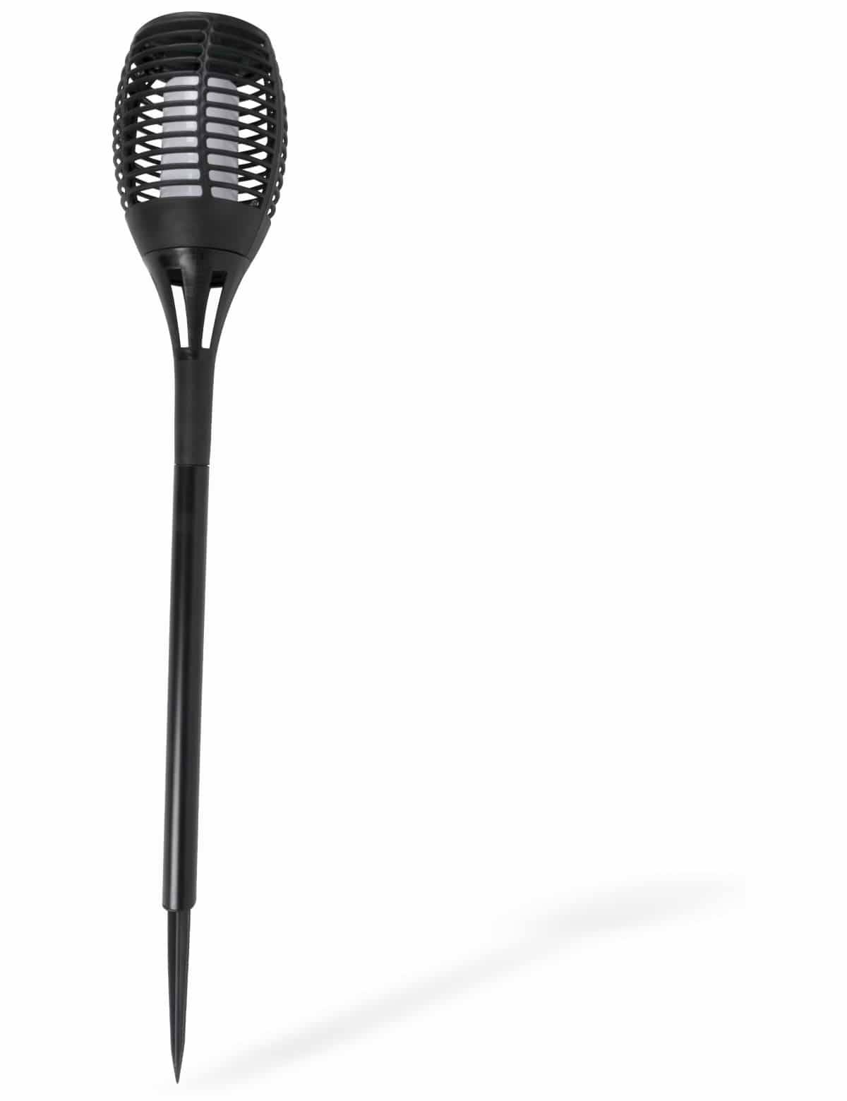 GRUNDIG Solar-Gartenfackel 30 LEDs, Flamen Effekt, 590 mm