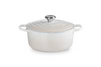 LE CREUSET - 21177247164430 Gusseisen Bräter 24cm Meringue