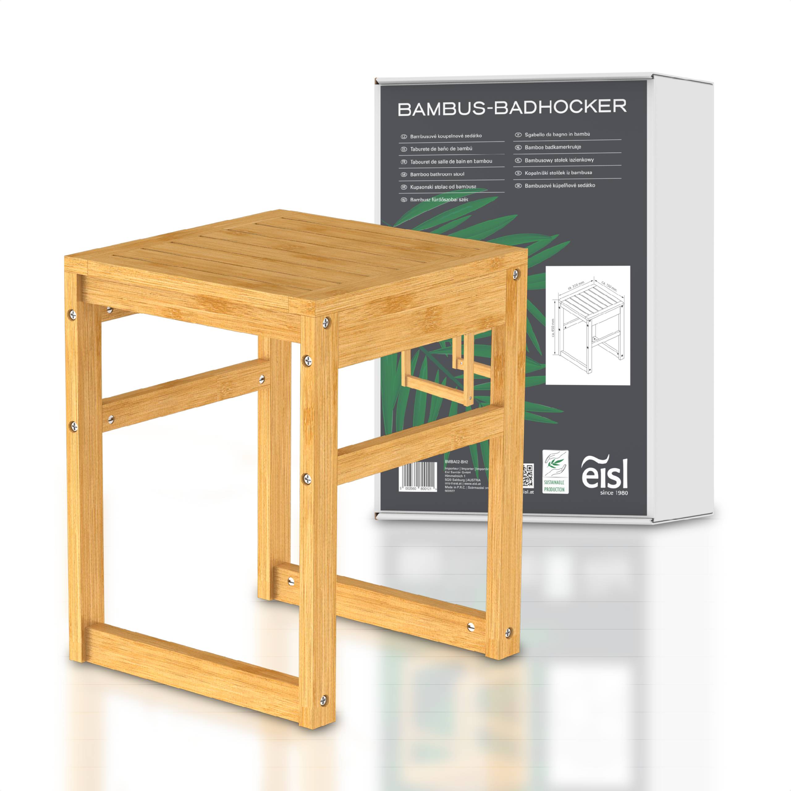 EISL Bambus Badhocker