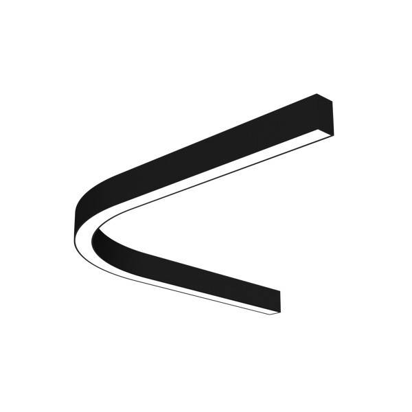 LTS Licht&Leuchten Curved Pendelprofil LKDIP060R05.090OAGsw