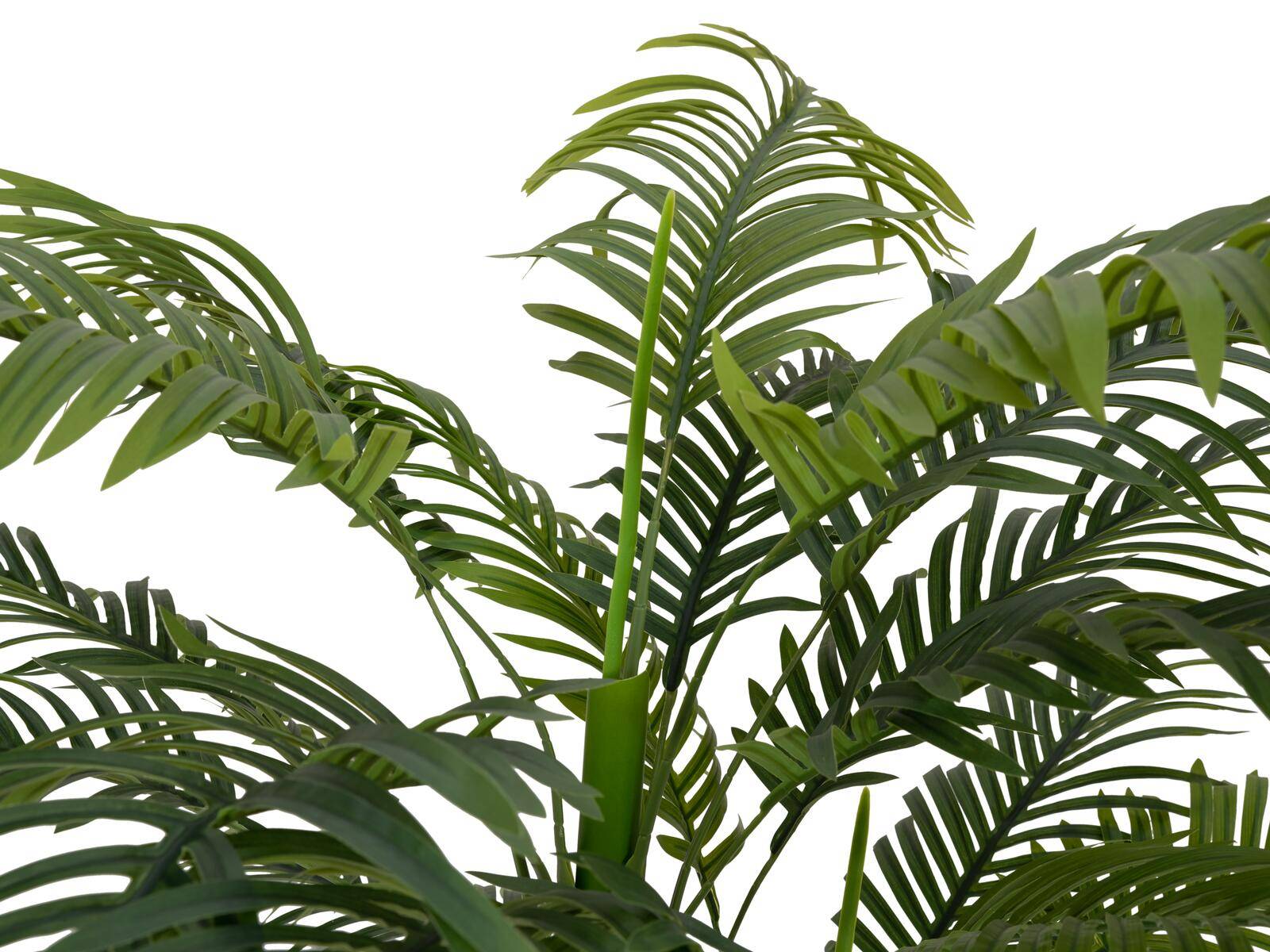 EUROPALMS Areca Palme, 2-stämmig, Kunstpflanze, 120cm