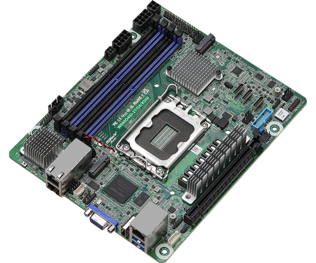 ASRock Rack W680D4ID-2T/G5/X550 - Motherboard