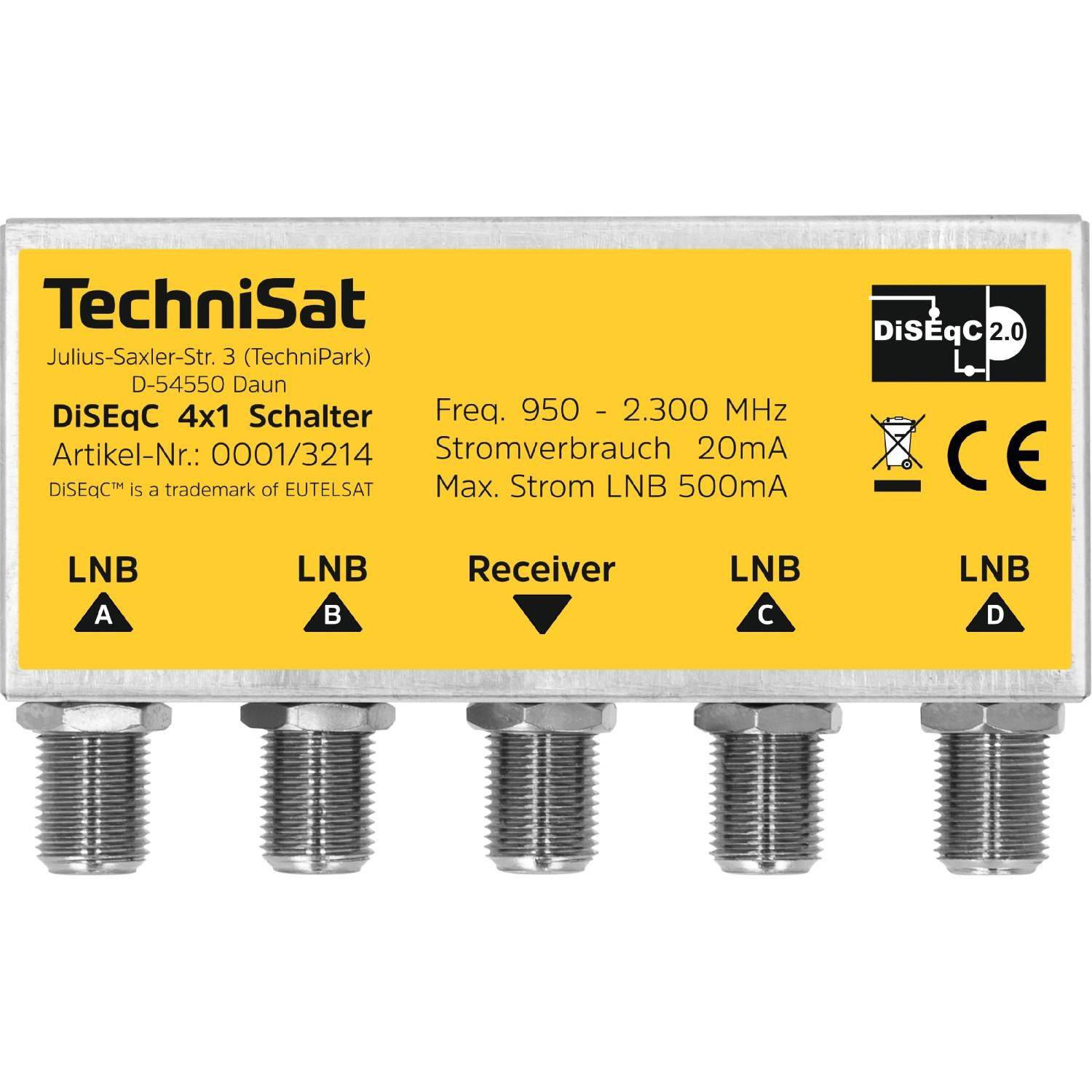 TechniSat 0001/3214DiSEqC 4x1 Schalter