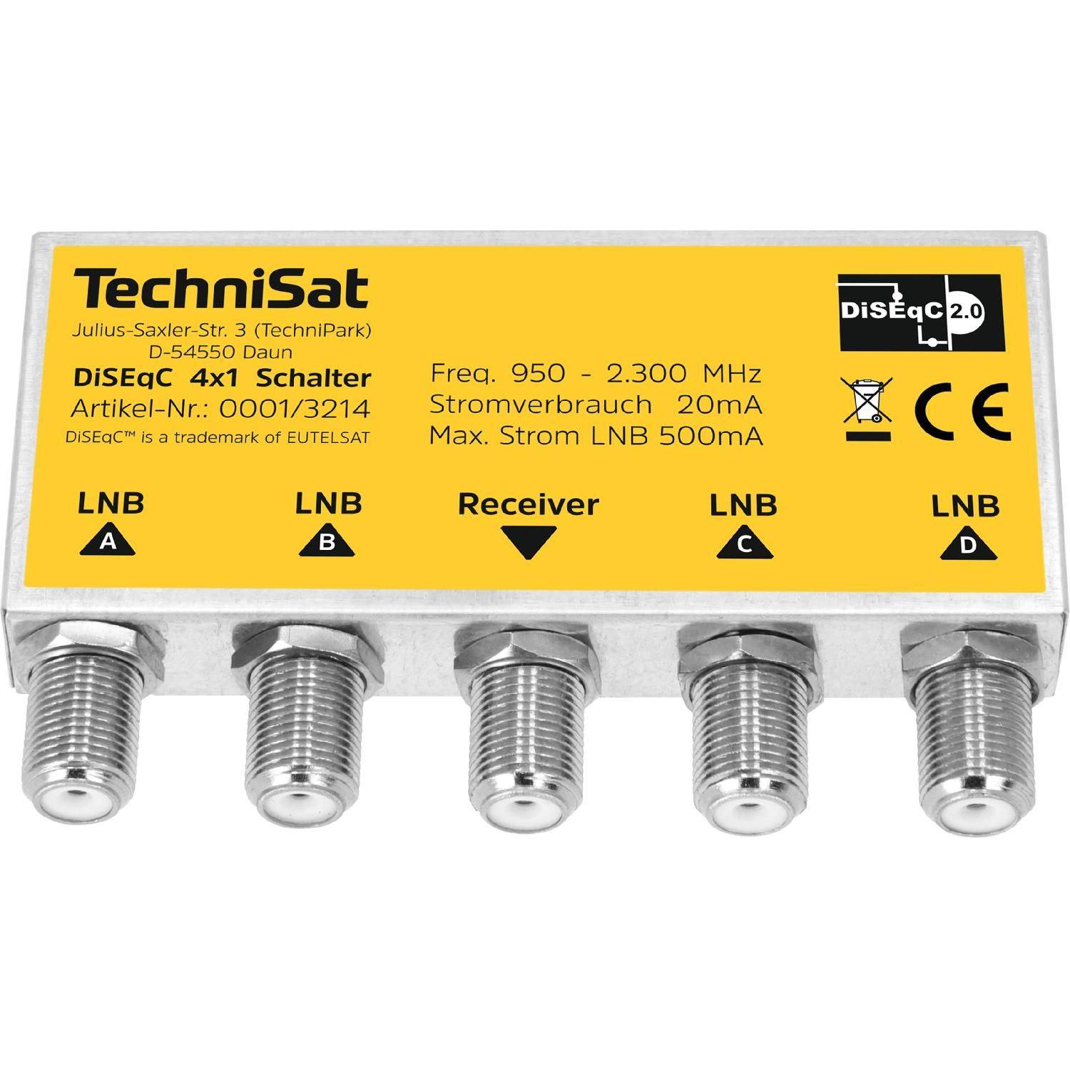 TechniSat 0001/3214DiSEqC 4x1 Schalter