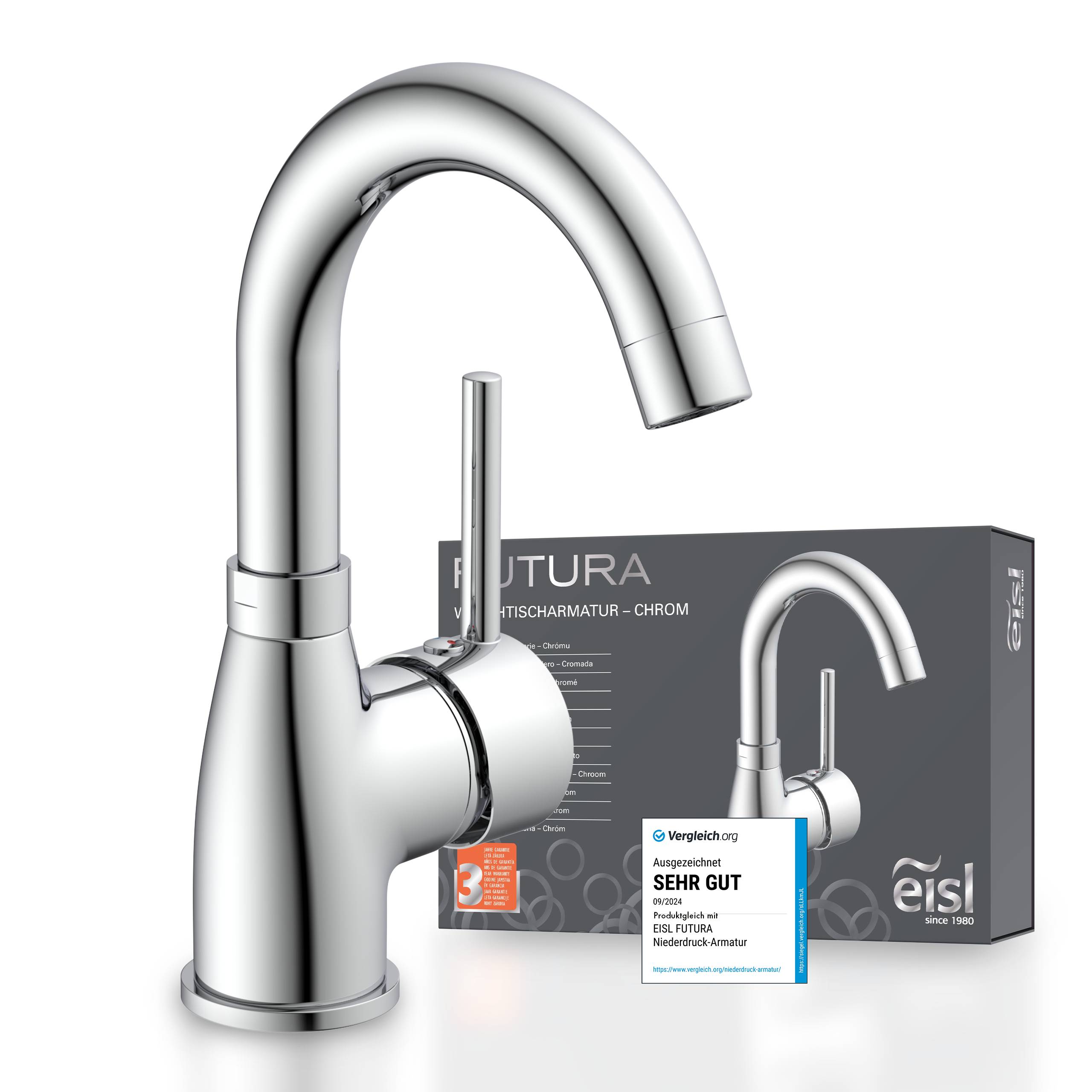 FUTURA Waschtischarmatur, Chrom