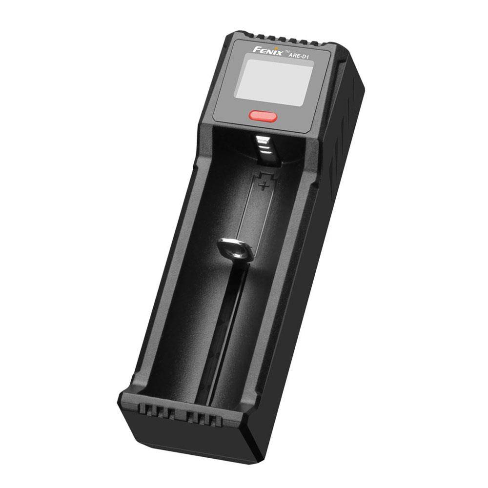 Fenix ARE-D1 Einschacht-Ladegerät mit USB-Ausgang - Schwarz
