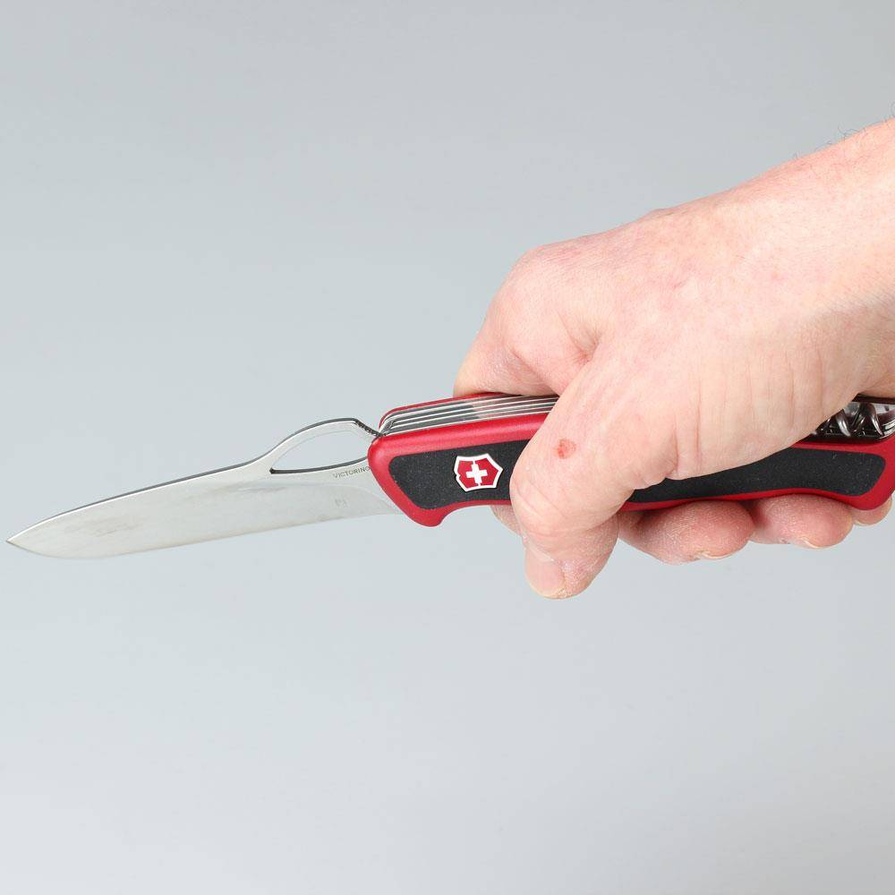 Victorinox Ranger 57 M Grip Taschenmesser rot/schwarz (0.9583.MC)