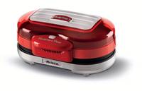 Ariete 00C020500AR0, Rot, Rechteckig, Rost + Blech, 2 Zone(n), Scharnier, 1200 W