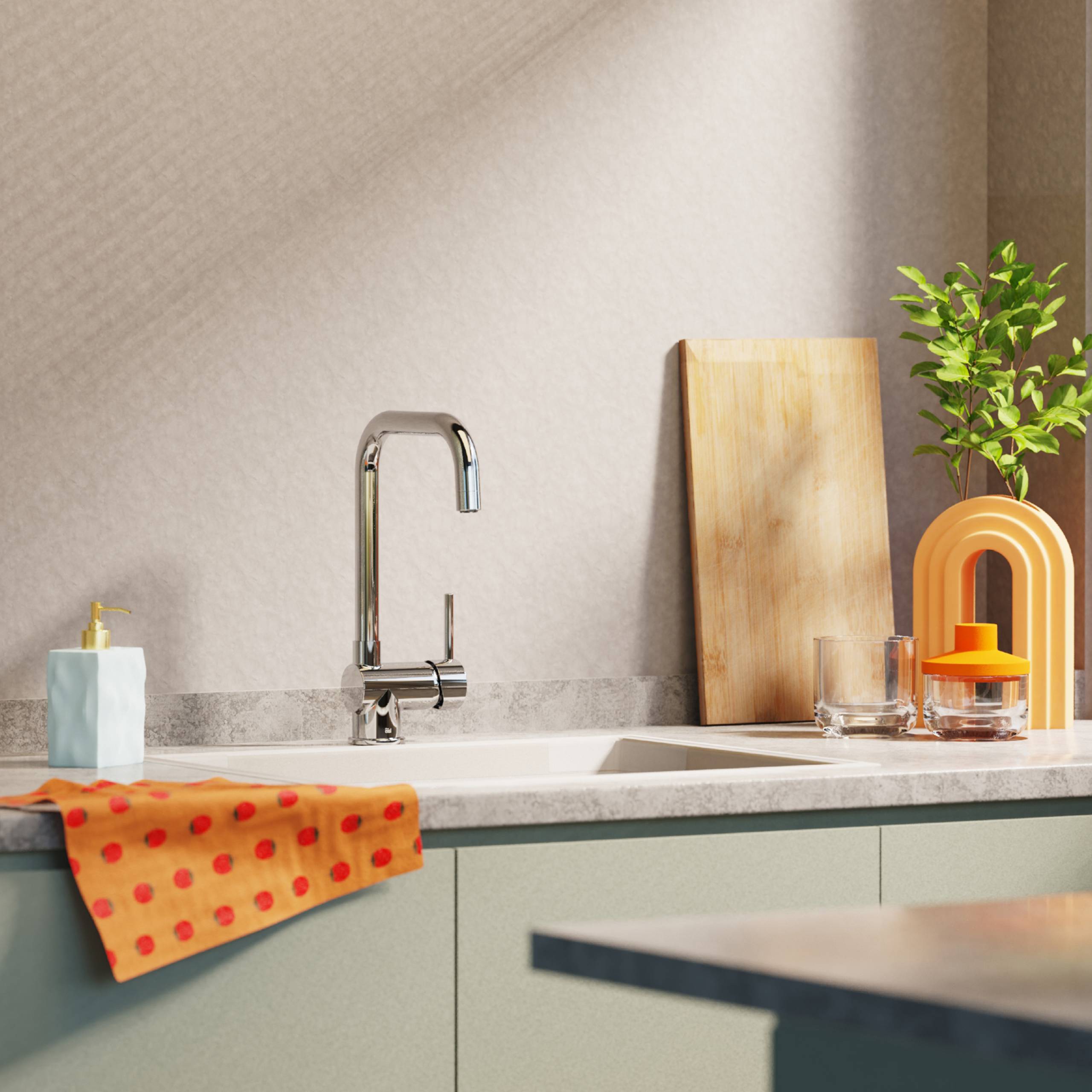 FUTURA Spültischarmatur Niederdruck, Chrom