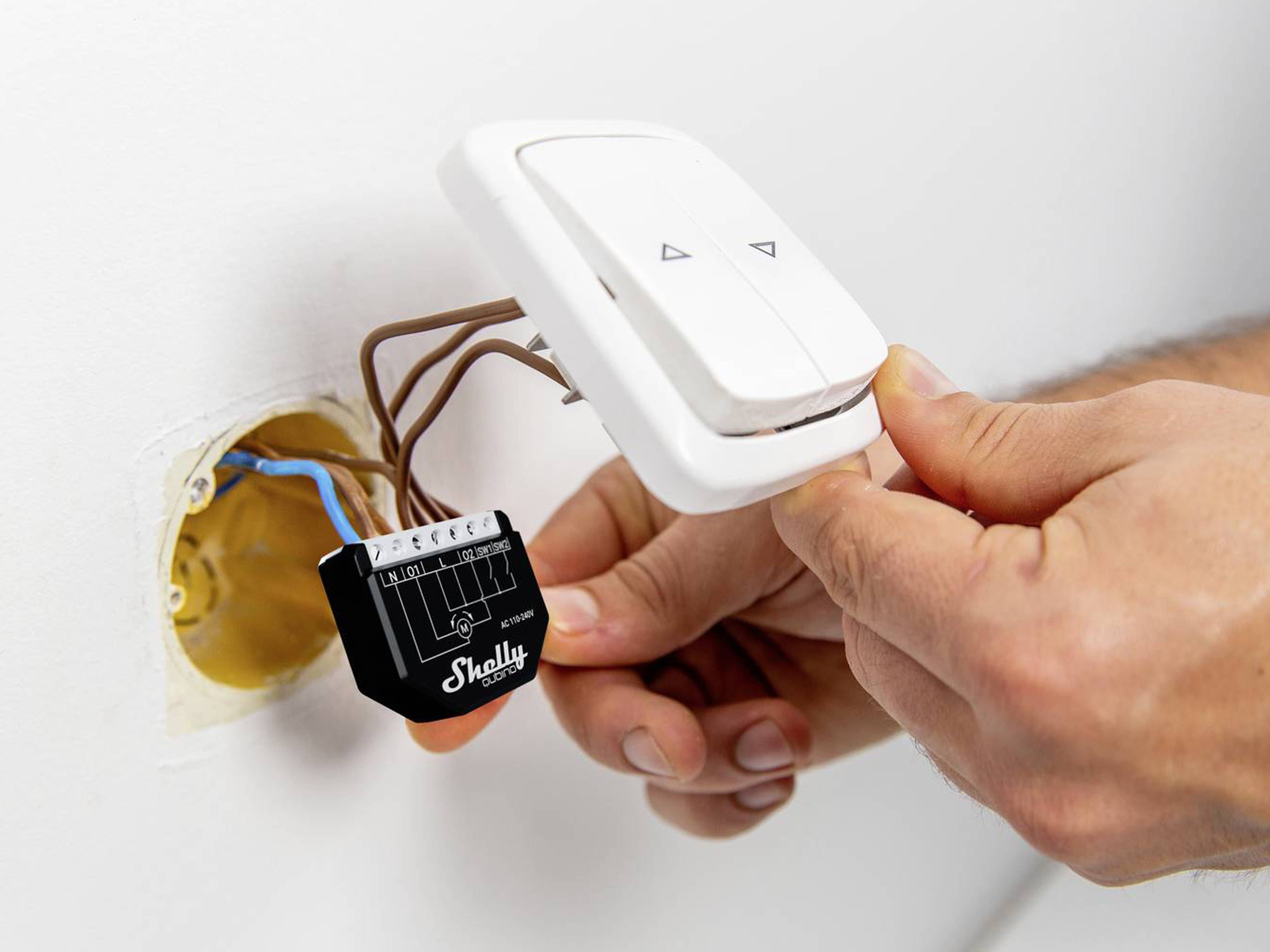 SHELLY Schaltaktor Wave Shutter, Dual Roller Shutter, UP, Z-Wave