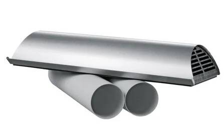 Montageset MS Freshbox 100/200 weiß/Edelstahl - Blauberg Ventilatoren