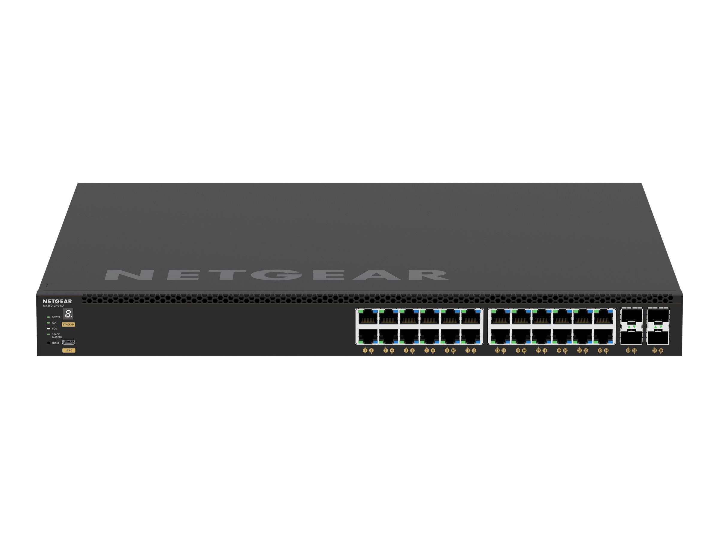 NETGEAR M4350 Series M4350-24G4XF - Switch - L3 - managed - 24 x 10/100/1000 (PoE+)
