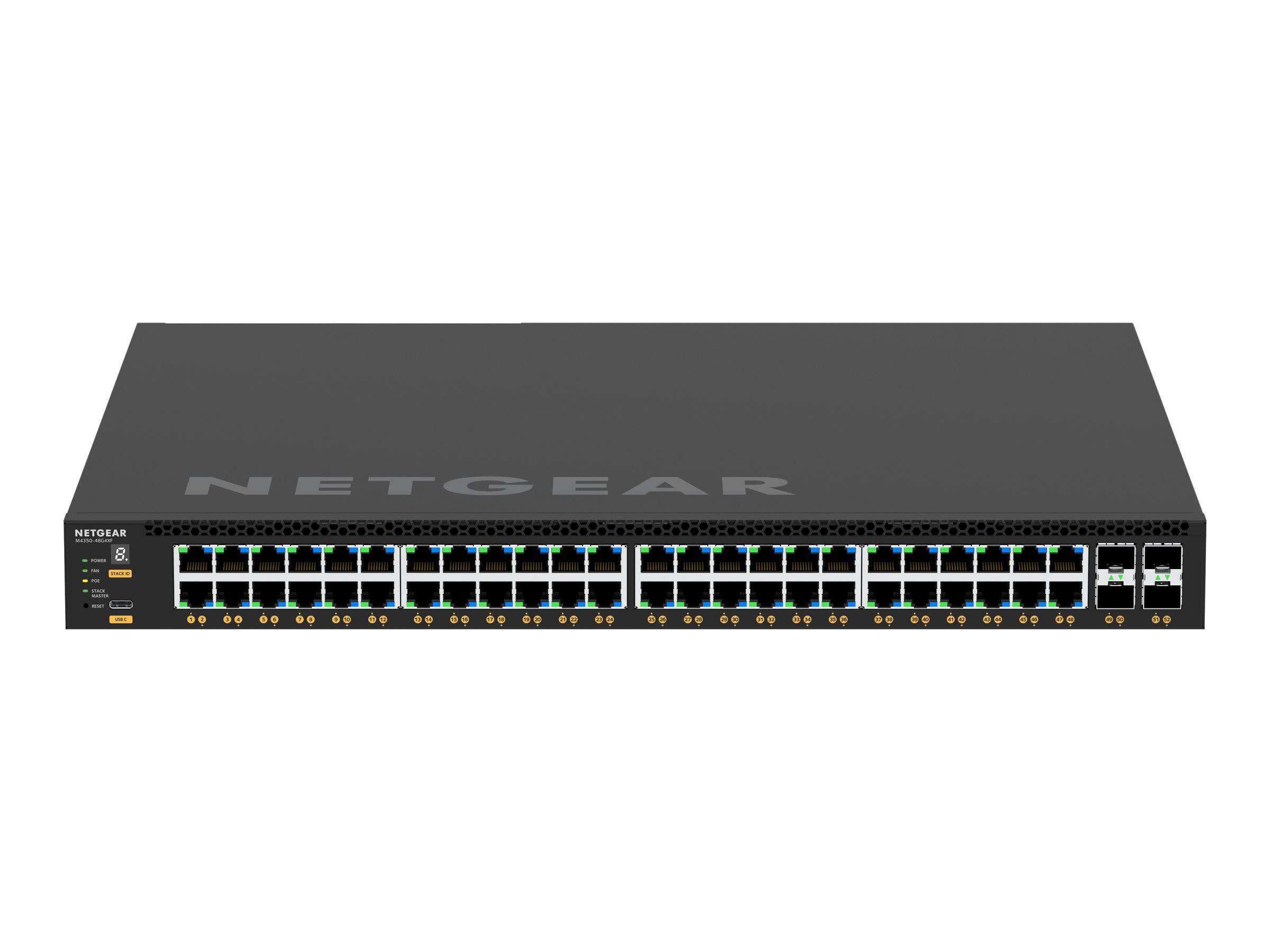 NETGEAR M4350-48G4XF - Switch - L3 - managed - 48 x 10/100/1000 (PoE+)