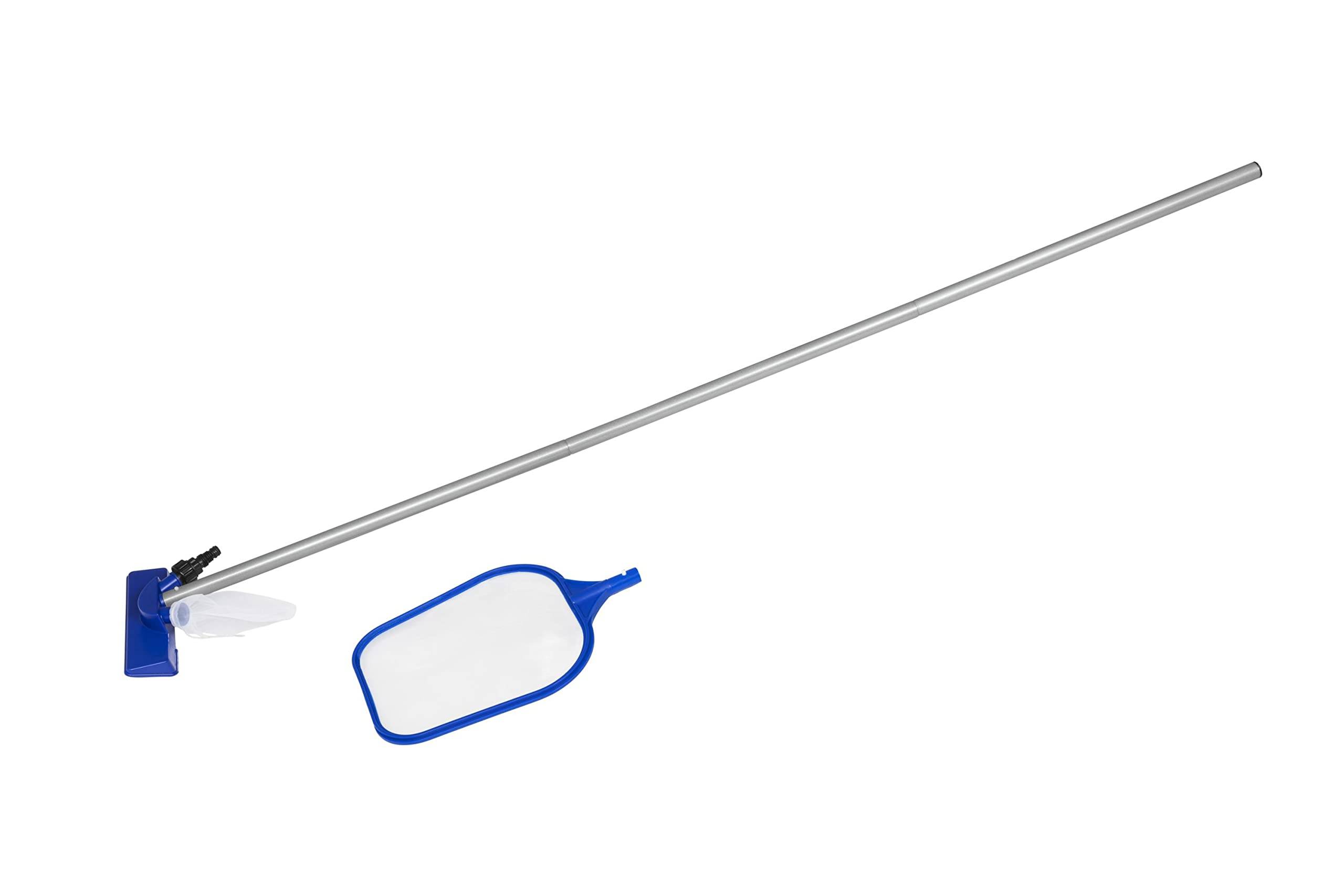 Bestway Flowclear Poolpflege Basis-Set, mit Venturi-Sauger & Kescher, für Poolgrößen bis 396 cm