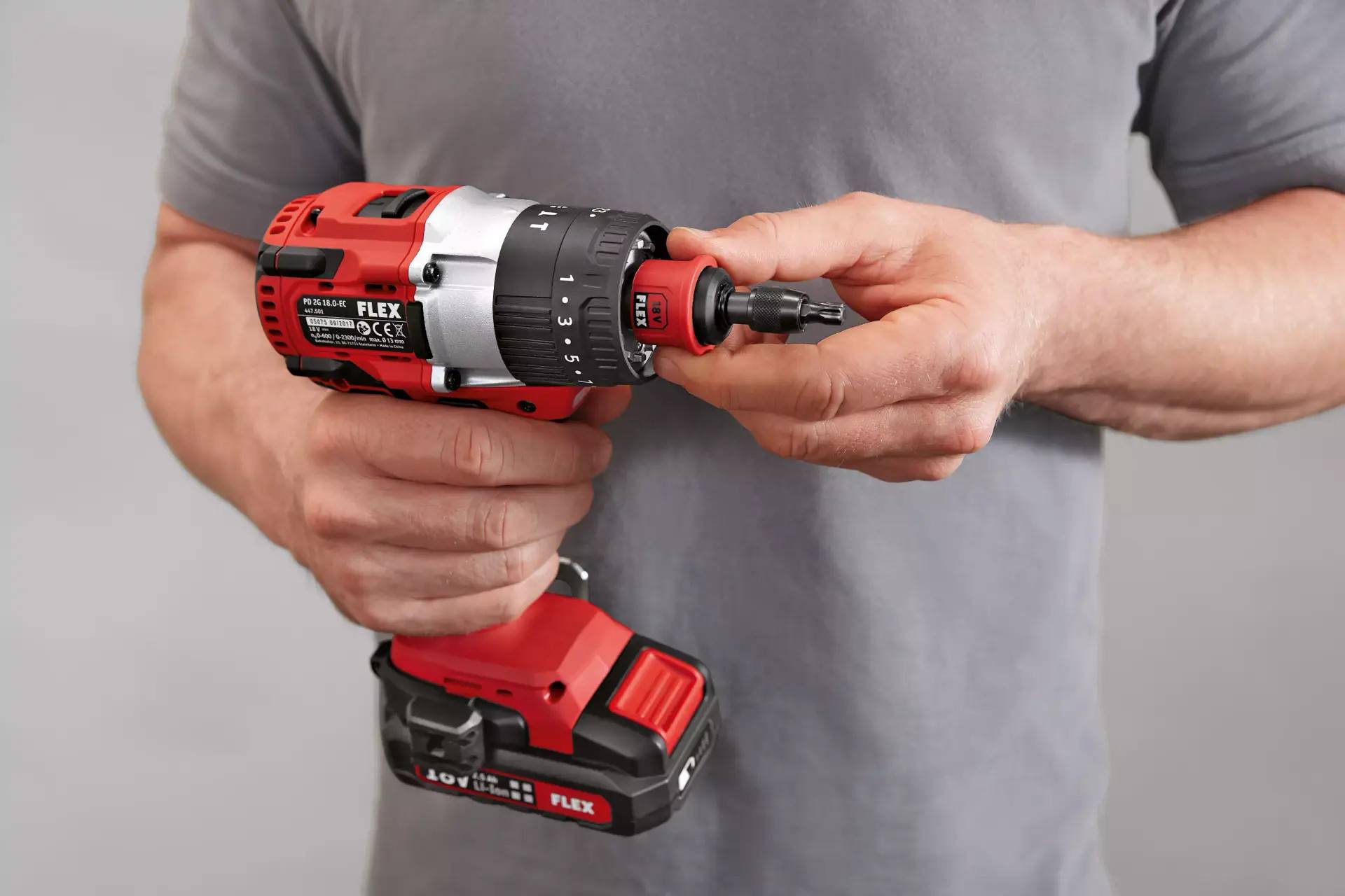 FLEX Akku-Schlagbohrschrauber 18V 2-Gang PD 2G 18.0-EC C 491233