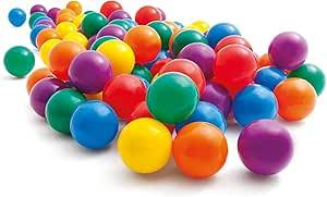 Intex 49602 NP Small Fun Ballz - Kunststoffbälle - 100 Stück - Ø 6,5 cm