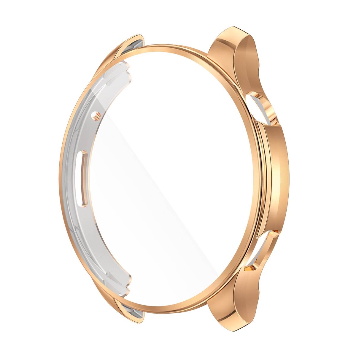 Für Amazfit GTR 4 Smartwatch-Hülle mit Displayschutz Gold Hülle Case