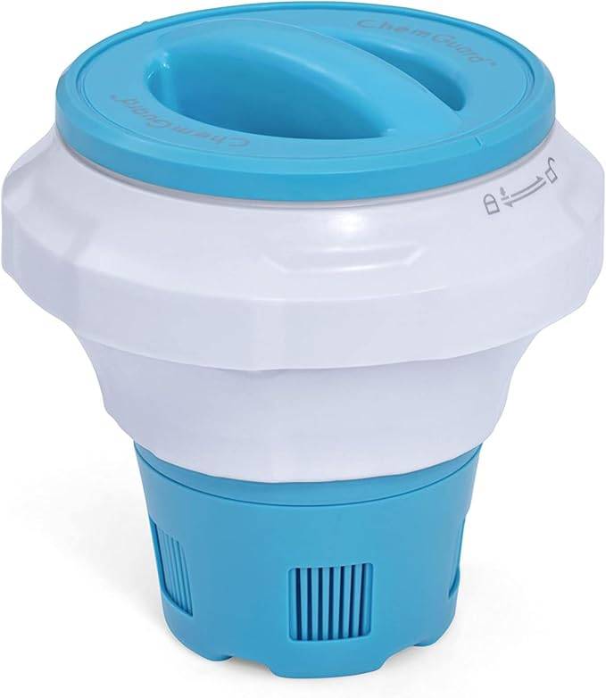 Bestway Flowclear Dosierschwimmer mit ChemGuard Schutzhandschuh